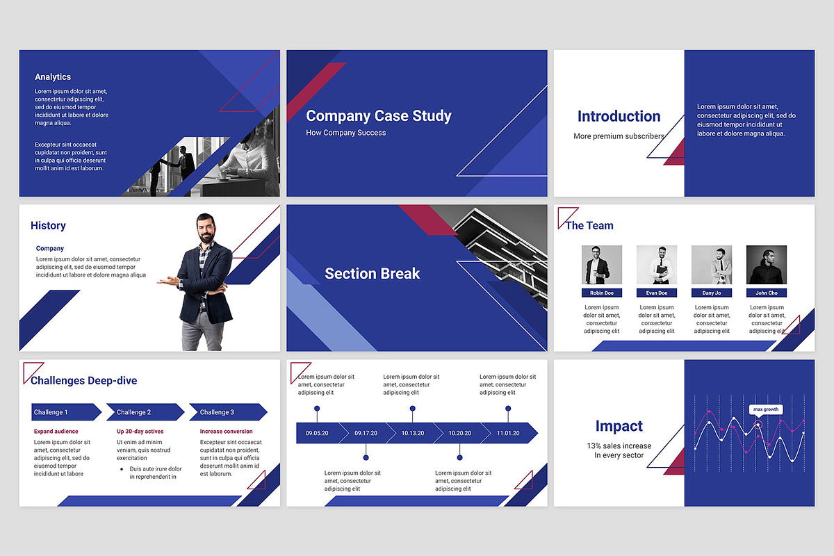 Case Study Google Slides, a Presentation Template by Fitra Noor (Photo 2 of 3)