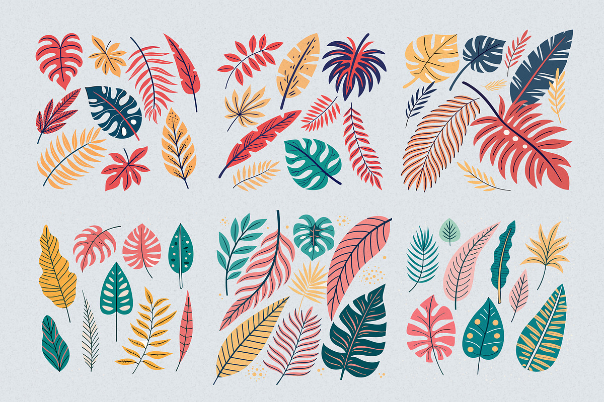 Green Leaves Watercolor Clipart, an Illustration by Helospace (Photo 4 of 10)