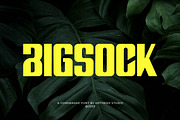 Bigsock Condensed Display Font, a Sans Serif Font by Artiveko (Thumbnail 1 of 8)