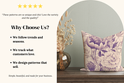 Vintage Ink Floral Patterns, a Pattern Graphic by Ninterints (Thumbnail 3 of 15)