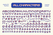 Akalime 3D, a Sans Serif Font by Craft Supply Co. (Thumbnail 8 of 8)