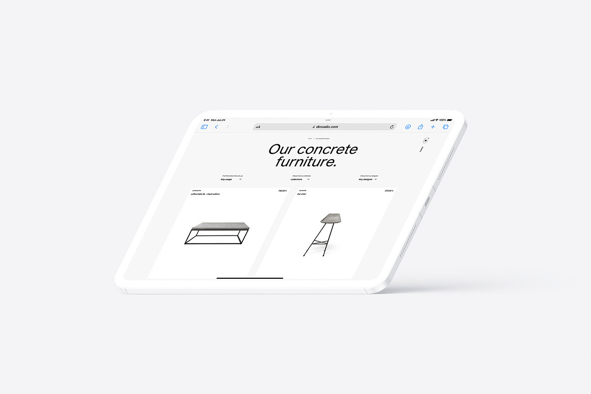 iPad Pro 11 - 21 Clay Mockups, an iPad Mockup by Asylab (Photo 44 of 56)