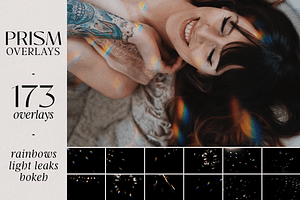 Prism Rainbow Light Photo Overlays