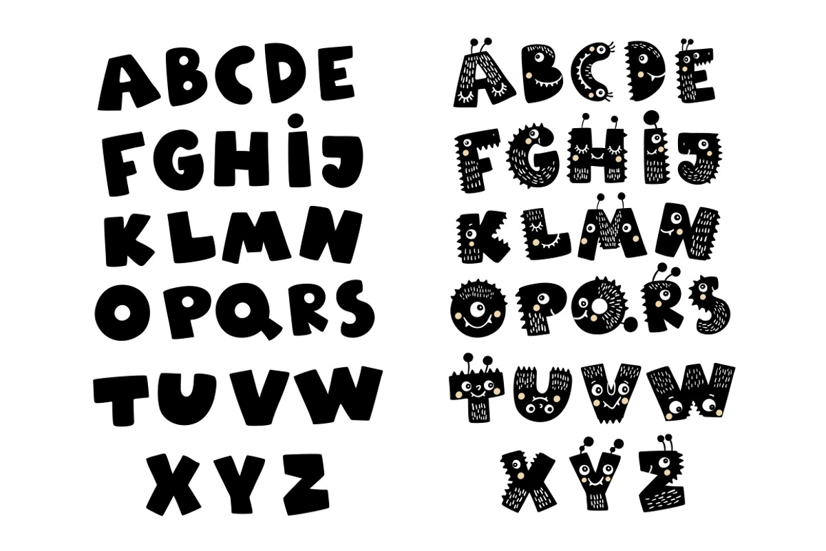 Monsters alphabet and illustration, an Illustration by Magic & Dreams (Photo 4 of 8)