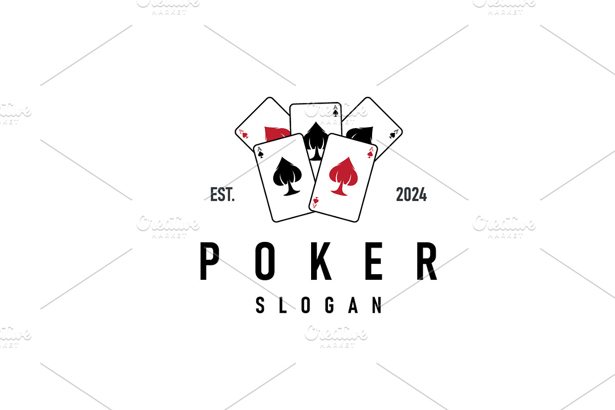 Poker Card Logo Classic Gambling, a Branding & Logo Template by Maylianaw28