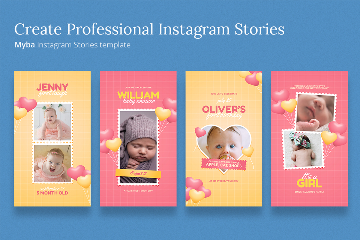 Baby Milestones Instagram Stories, a Social Media Template by Lettha-Studio (Photo 4 of 4)