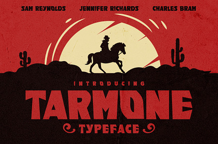 Tarmone - Sharp Blackletter Display, a Blackletter Font by HipFonts