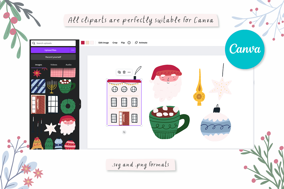 Winter city creator - vector + Canva, a Seasonal Illustration by Valerie (Photo 10 of 16)