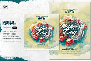 Mother's Day Flyer, a Flyer Template by Tarommir