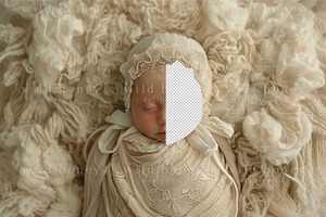 Newborn Add Face Digital Backdrop