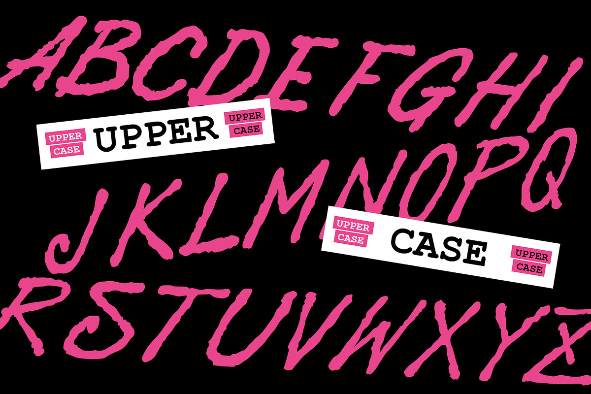 Compthoughts - DIY Garage Rock Font, a Font by riff.type (Photo 4 of 10)