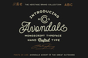 The Heritage Brand Collection, a Serif Font by Hustle Supply Co. (Thumbnail 10 of 14)