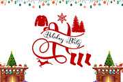 Samantha Christmas Monogram, a Handwritten Font by Yoga Letter (Thumbnail 4 of 7)