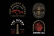 Rushen - Vintage Inspired, a Sans Serif Font by Arterfak Project (Thumbnail 5 of 13)