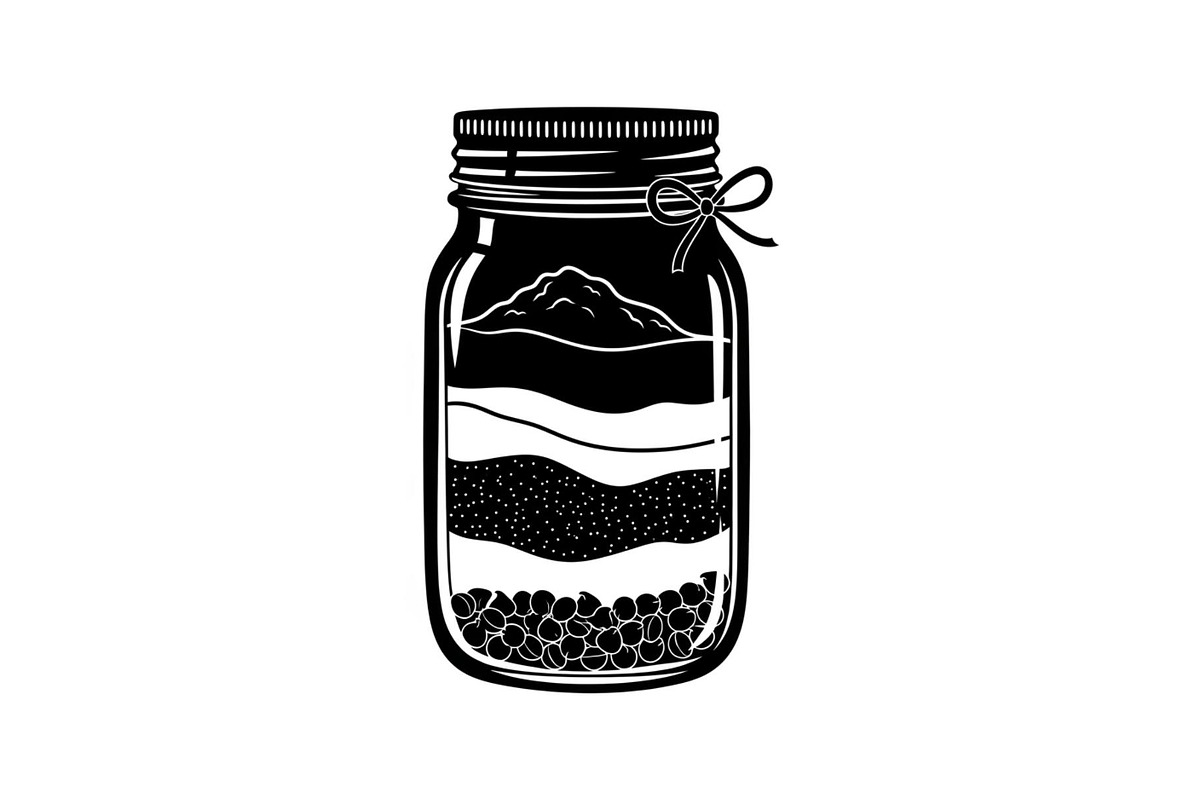 Layered Mason Jar Ingredients Bundle, an Illustration by yasushie (Photo 13 of 31)