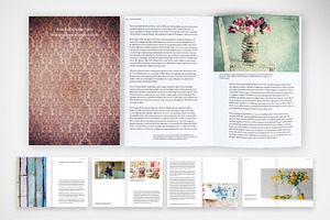 Vintage Style Magazine, a Magazine Template by McLittle Stock