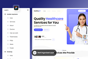 HealthyGo - Health Service, a Landing Page Template by SLAB! Design (Thumbnail 2 of 4)
