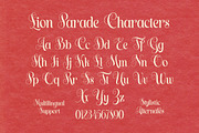 Lion Parade - Bonus Ornaments, a Font by Letterhend Studio (Thumbnail 5 of 9)