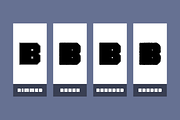 Blockage Block-Style Typeface, a Sans Serif Font by alpercakici (Thumbnail 6 of 15)