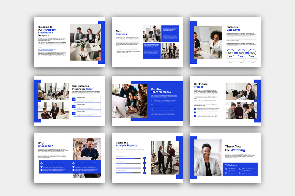 Corporate Modern Presentation, a Presentation Template by creative-mint (Photo 2 of 8)