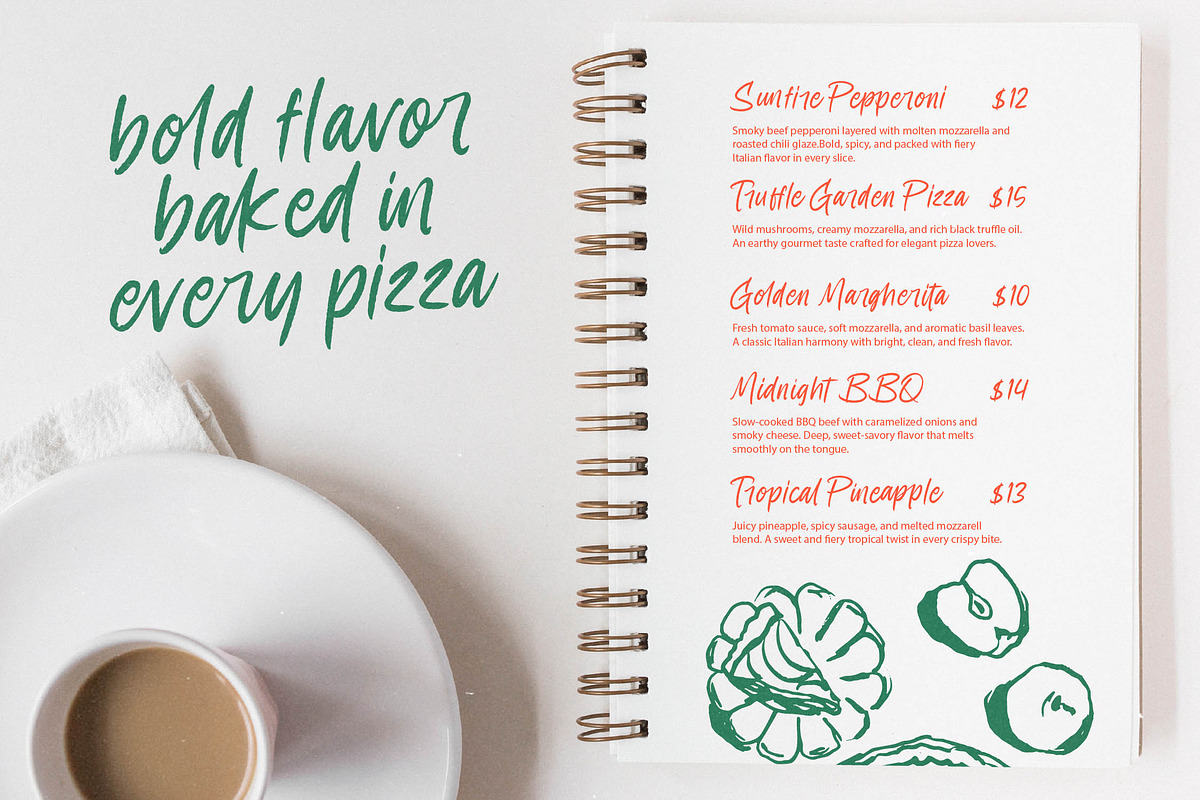 Pink Fields Modern Handbrush Font, a Script Font by stylishtype.co (Photo 14 of 20)