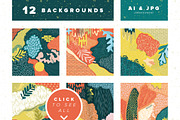 Collage Art Patterns, a Pattern Graphic by Anugraha Design (Thumbnail 8 of 10)