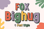 Fox Bighug : 4 Font Style, a Handwritten Font by Fox7 By Rattana (Thumbnail 1 of 13)
