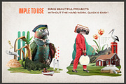 Storytelling and Collage Kit, an Object Illustration by SNIPESCIENTIST (Thumbnail 18 of 44)