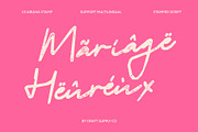 CS Ariana Stamp, a Script Font by Craft Supply Co. (Thumbnail 7 of 8)