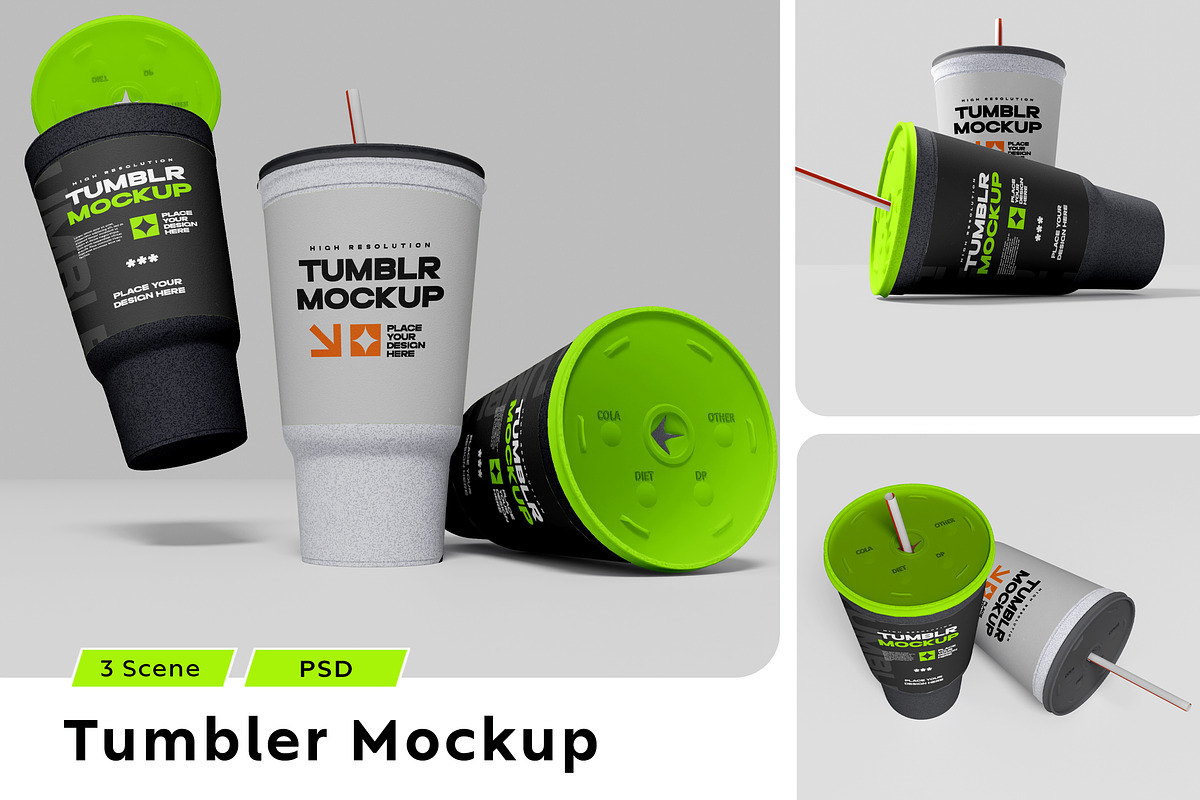 Tumbler Mockup, a Mockup by Mockupnine (Photo 1 of 7)