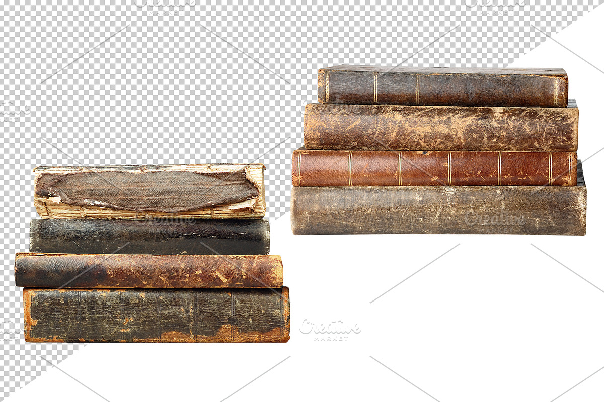 Old books in piles and stacks, an Object Graphic by Fruits+Veggies (Photo 8 of 8)