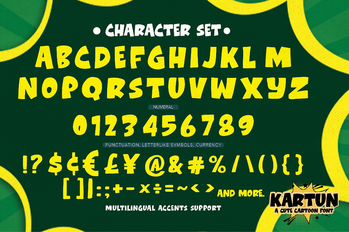 Kartun - A Cute Cartoon Font, a Sans Serif Font by Gassstype (Photo 7 of 8)