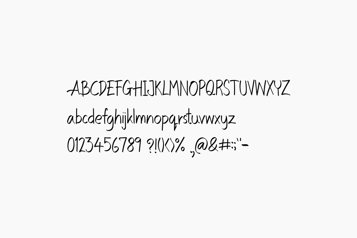 Long Pencil, a Script Font by TKDoodle (Photo 5 of 5)
