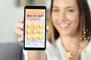 Boy Gender Reveal Scratch Card, an Email Template by SunshineStudioBoutique (Thumbnail 2 of 8)