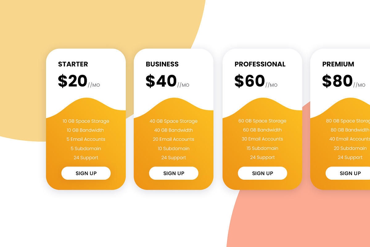 Pricing Tables, a Templates & Theme by Youme Techworld (Photo 5 of 5)