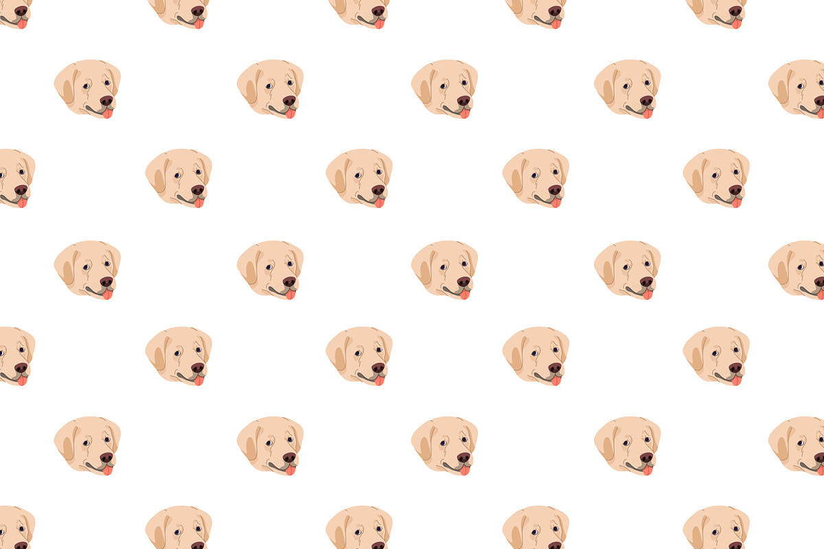 Labrador retriever dog set, patterns, an Animal Illustration by Good Studio (Photo 6 of 11)