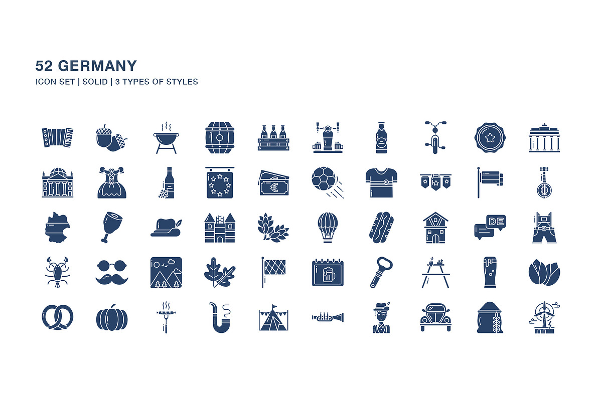 Germany country icon set, an Icon by Icongeek26 (Photo 2 of 4)