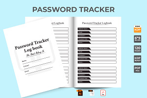 KDP Interior Password Tracker