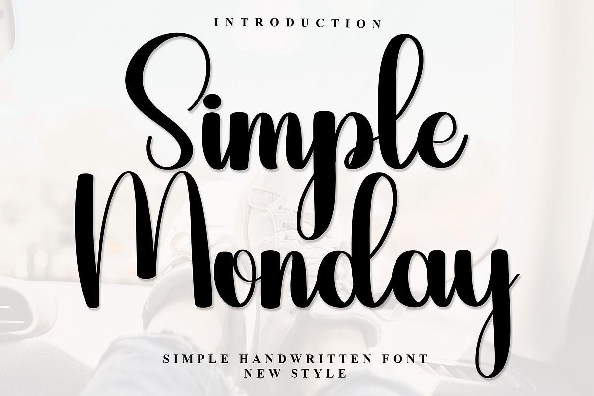 Simple Monday, a Handwritten Font by FreshTypeINK (Photo 1 of 7)