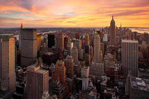New York sunset