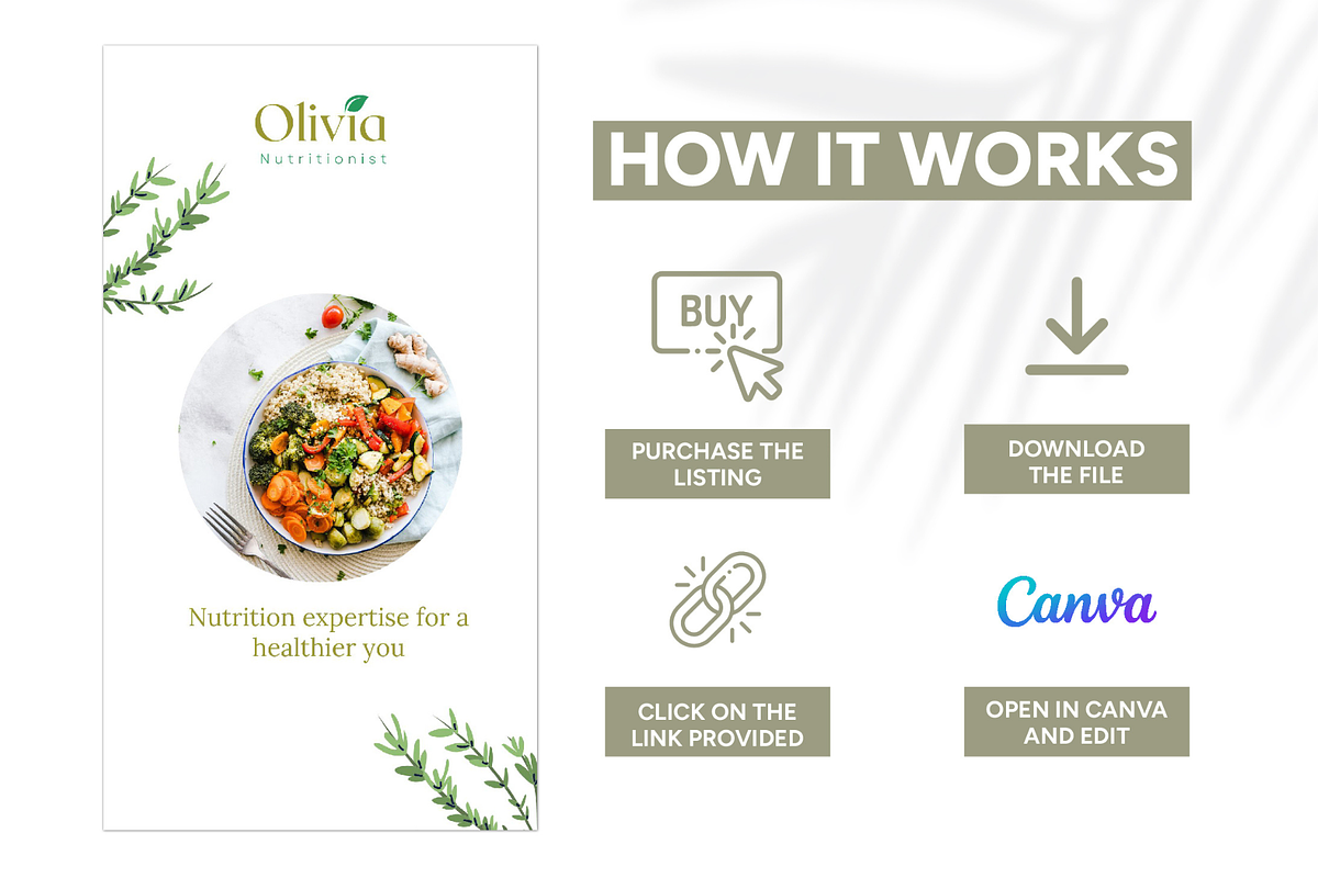 Nutritionist & Dietician Mini Bundle, a Social Media Template by Branding by Kellsey (Photo 5 of 5)