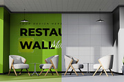 Restaurant Wall Mockup, an Advertising Mockup by Artlogs x Modaldesain (Thumbnail 4 of 6)
