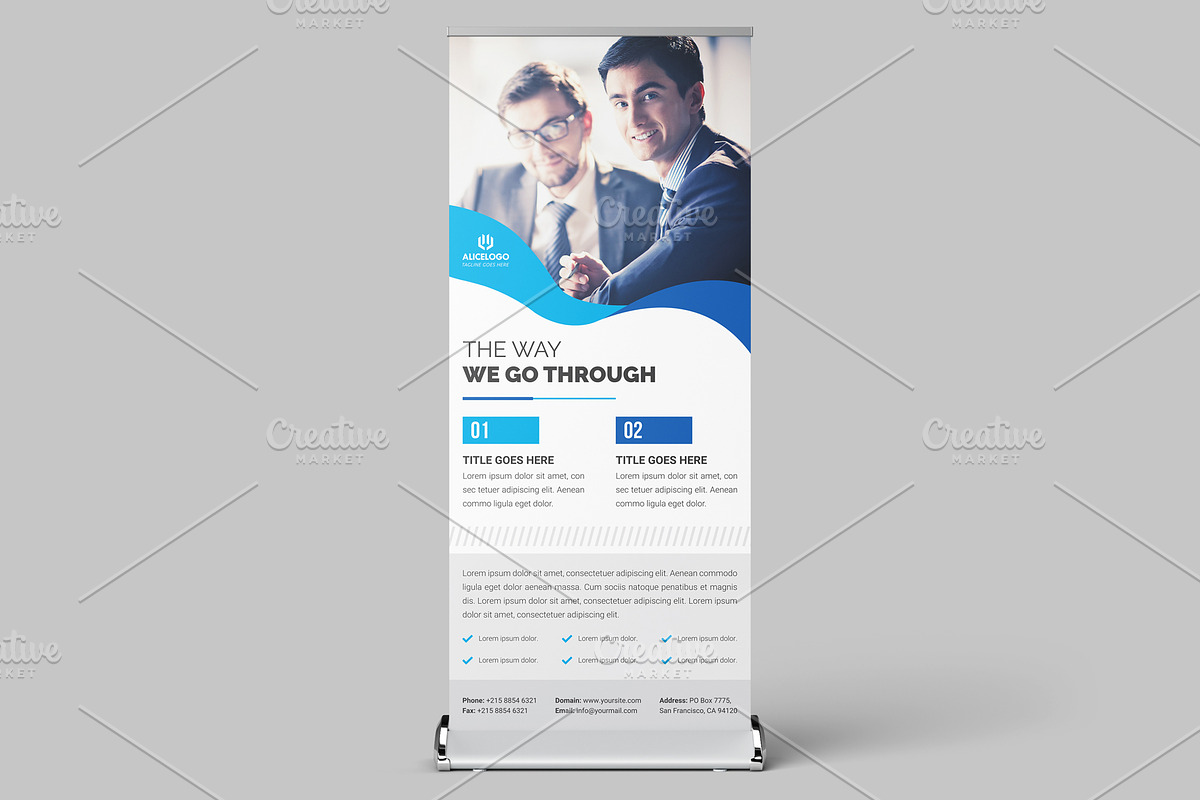 Rollup Banner, a Flyer Template by Alice_s (Photo 2 of 4)