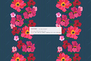 Vivid Abstract Modern Floral Pattern, a Pattern Graphic by likorbut (Thumbnail 3 of 13)
