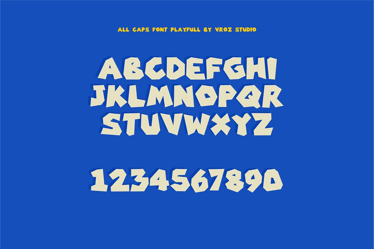 SUPER MABROZ -  Playful Font, a Font by Vroz Studio (Photo 5 of 6)