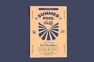 Summer Pool Party Template Set