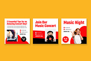 Music Social Media Post Template, an UI Kit Template by CreativeShaper (Thumbnail 3 of 3)