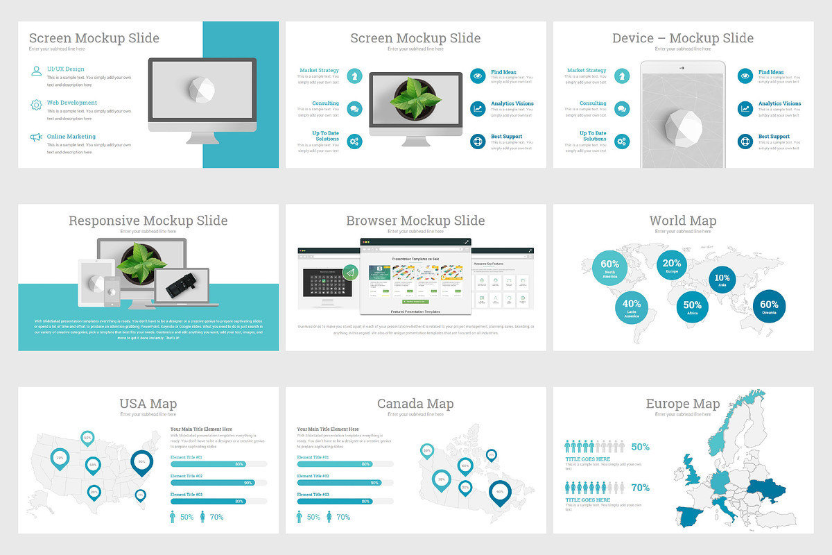 Top Creative Keynote Template, a Presentation Template by SlideSalad (Photo 18 of 21)