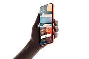 24 iPhone 17 Pro in Hand Mockups, an iPhone Mockup by Asylab (Thumbnail 34 of 107)