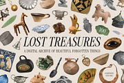 Lost Treasures: Vintage Objects PNGs, an Object Graphic by Dina Mae (Thumbnail 1 of 10)